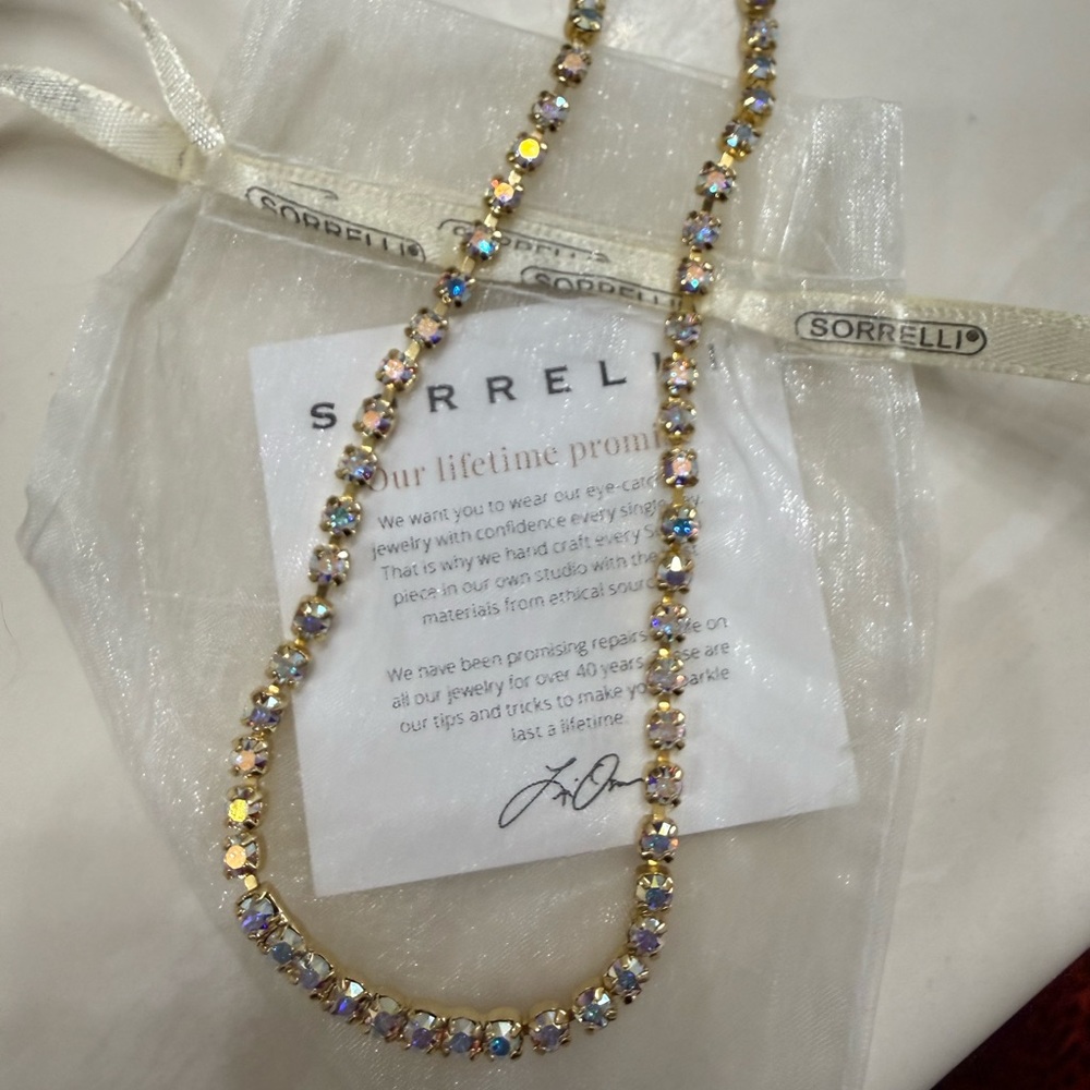 Sorrelli AB tennis necklace